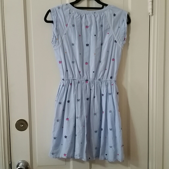 Girl's  GAP 'butterflies' Dress. Size xxl 14-16. - Picture 6 of 10